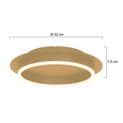 Steinhauer Ringlux LED stropna svetilka, zlate barve, O 32 cm, kovinska - Dnevna soba/jedilnica - Sodobni - zlato - Kovina
