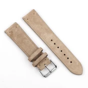 BStrap Suede Leather pašček za Huawei Watch GT3 42mm, Bež
