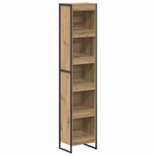 Vidaxl Knjigovni omar Oreh 40 x 30 x 189,5 cm Konstruiran les