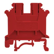 DE Rdeč vijačni konektor za tračnico 4 mm2 1P VDE UL 7334