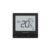SALUS SQ610BRF Salus bežicni, površinski regulator temperature Quantum, na baterije, crni