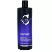 TIGI Catwalk Fashionista vijoličen šampon za blond lase in lase s prameni  750 ml