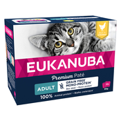 Eukanuba Adult Grain Free 12 x 85 g - Piletina