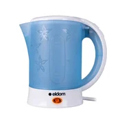 Eldom ELDOM C190 - Potovalni kotliček, 0,6 L, 600 W, Bela/Modra
