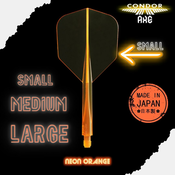 Dart Flight System/CONDOR/AXE/Neon - Orange/Small
