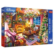 Trefl - Puzzle Disney Praznična koča - 1 000 kosov