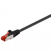Goobay CAT 6 patch kabel S/FTP (PiMF), crni, 5 m, 68700