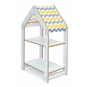 HANAH HOME Višenamenska polica Multipurpose Shelves 2 White Yellow