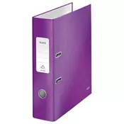 Organizator za datoteke, 80 mm, A4, karton, LEITZ 180 Wow, ljubičasta 10050062