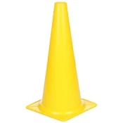 Športni stožec rumene barve višina/širina 46 cm