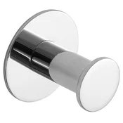 X-ROUND samolepilni kavelj, polirano nerjavno jeklo - Chrome - 45x31 mm - Sapho - X-ROUND - 24 - Iz nerjavečega jekla - Kljuka - Krožni - 45 - 45 - 31 - 14