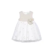Abel & Lula Elegantna obleka 5001 Bež Regular Fit