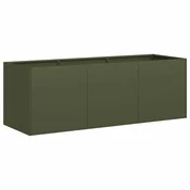 Vidaxl Sadilnik Olive Green 120x40x40 cm Hladno valjano jeklo