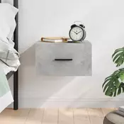 Vidaxl vidaXL Stenska nočna omarica betonsko siva 35x35x20 cm
