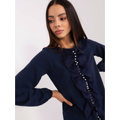 Blouse-LK-BZ-506673.36-navy blue