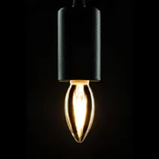 SEGULA LED sveča GU10 3W žarnica z žarilno nitko dim 2.200K - Steklo