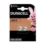 DURACELL LR54 alkalna baterija tipa button cell, 2 komada u pakiranju