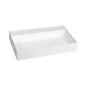 Sapho - Viseči umivalnik GODIVA 68x44 cm marmor/bela