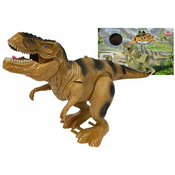 REX Dinosaur T-Rex na baterije smedi