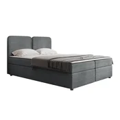 Boxspring krevet Stonecrest 109 (Taro 98) Boxspring, Bracni, Plava, 180x200, Tkanina, Basi a doghePodnicePodnice, 180x207x104cm
