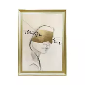 Uokvirjena stenska dekoracija 58 x 78 cm