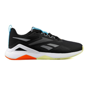 Reebok NanoFlex TR 2.0 Shoes, Black/Grey/Orange - 47