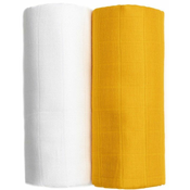 T-tomi Tetra brisača iz tkanine, bela/rumena