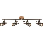 Briloner 2872-045 - LED spot svetiljka TAHUN 4xGU10/5W/230V 3000K smeda