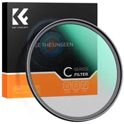 K&F 37MM C Series Black Mist Filter 1/8, Ultra-thin multilayer Green Coating