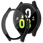 Ovitek z zaščito zaslona Techsuit Defense360 Pro za Samsung Galaxy Watch4/5 (40mm) - črn