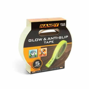Handy Samolepljivi protizdrsni trak 5 mx25 mm fluminiscentni