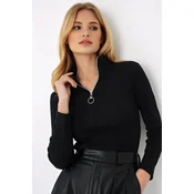Trend Alacati Stili Ženska bluza, Crna