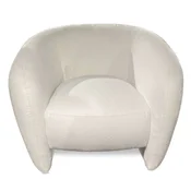 Casa Padrino luxury armchair white 112 x 98 x H. 80 cm - Living room armchair - Hotel armchair - Living room furniture - Hotel furniture - Luxury furniture - Luxury furnishings