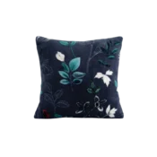 Dvostranska prevleka za vzglavnik DUO SENSE NOCTIFLORA 45x45 cm mikropliš/flanel, temno modra