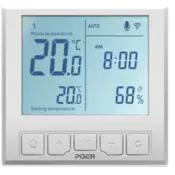 Poer Smart Žični WIFI termostat Poer PTC26 za električno ogrevanje