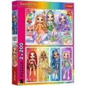 Rainbow High najboljše prijateljice 2x200 delni puzzle - Trefl