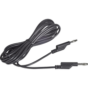 VOLTCRAFT Merilni kabel VOLTCRAFT, [lamelni vtič 4 mm - lamelni vtič 4 mm], 5 m, črne barve, MS5/SW