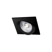 LED ugradno stropno svetlo LED/6W/230V 4000K 8,5x8,5 cm crno