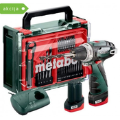 Akumulatorski vrtalnik Metabo PowerMaxx BS BASIC SET + 41-delnim set pribora 600080710
