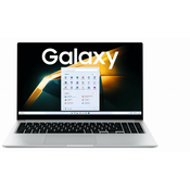 SAMSUNG Galaxy Book4 - 15.6 inch i3-100U 8GB 256GB W11P Platinum Silver