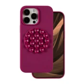 Octopus silikonski ovitek za iPhone 16 - mat liquid bordo