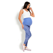 Pajkice za nosečnice - pisane modre - XXL