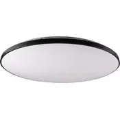 LED prigušiva stropna svetiljka KERN LED/100W/230V pr. 100 cm crna + daljinski upravljac