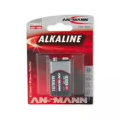 ANSMANN 6LR61, 6AM6  Alkalna baterija, E-block 9V, 1/1
