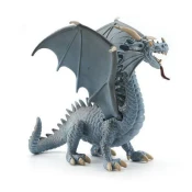 Siva figura zmaja 15,5 cm