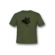 Kratka majica WZ Volk - zelena, št. XXL, 3XL
