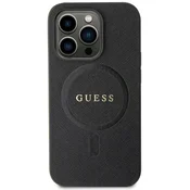 Guess Guess Saffiano MagSafe - etui za iPhone 11 (črn)