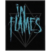 In Flames Scratched Logo Iron-On Patch