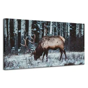 shumee Platno s sliko Živali Kanadski jelen 120x60