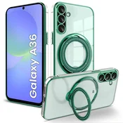 GS Magnetni ovitek za Samsung Galaxy A36 5G, za MagSafe, zelen